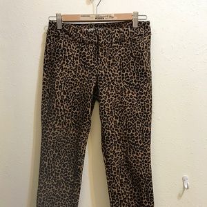 Old navy cheetah pixie pant